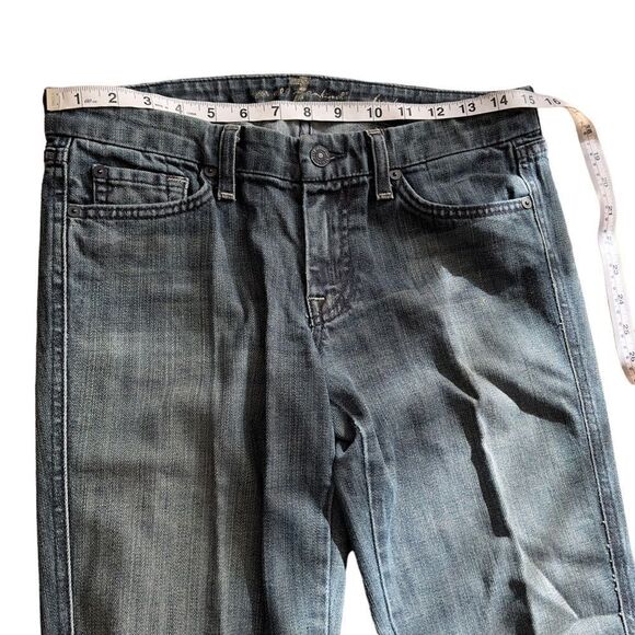7 For All Mankind Hale Straight Cut Jeans Size 27 - Picture 9 of 15
